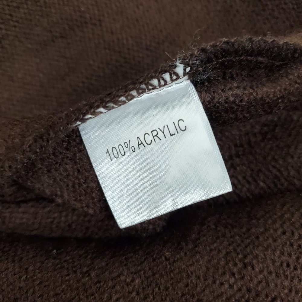 maestro large brown & beige pull over - Picture 6 of 7
